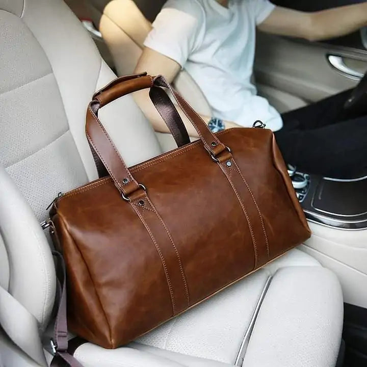 Leather Duffel Travel BagLeather Duffel Travel Bag