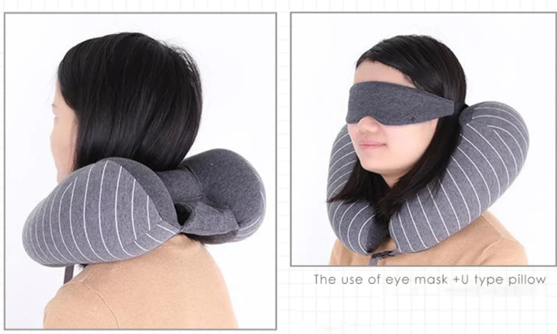 Travel Pillow With Eye MaskTravel Pillow