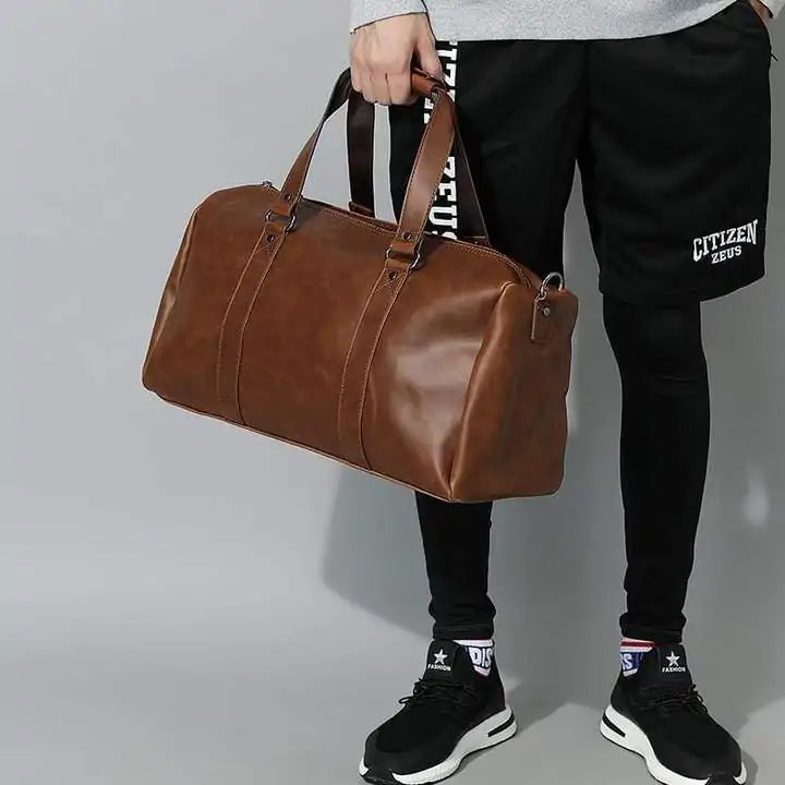 Leather Duffel Travel BagLeather Duffel Travel Bag